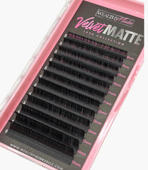 VELVET MATTE VOLUME LASHES D CURL|.05 MIX(8-20MM)